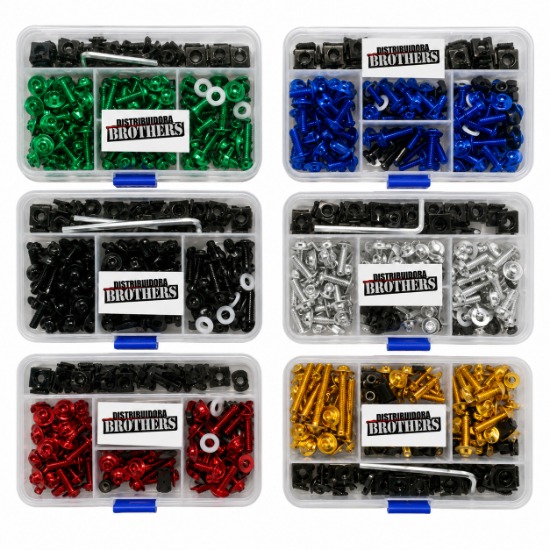 KIT TORNILLOS ARANDELAS Y TUERCA RAPIDA x177 pcs
