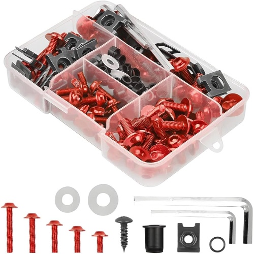 KIT TORNILLOS ARANDELAS Y TUERCA RAPIDA x177 pcs