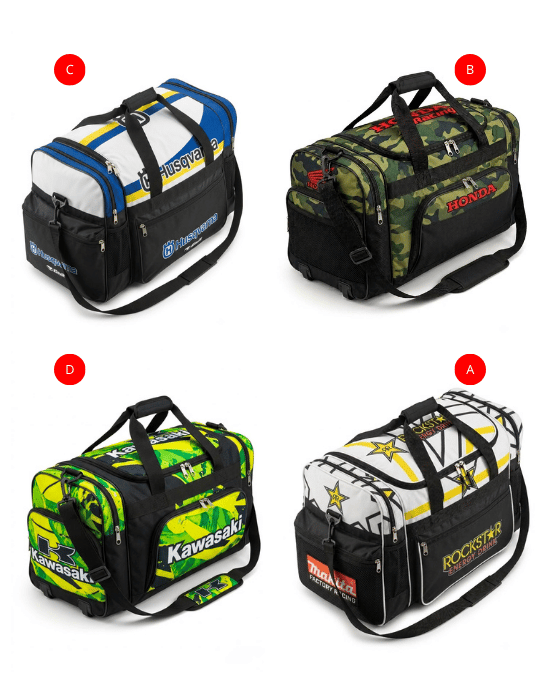 bolso motocross gama grande
