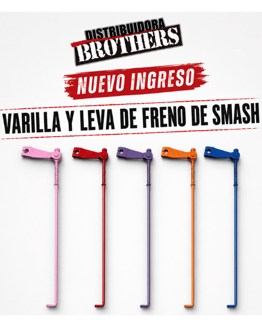 varilla y leva de freno de smash
