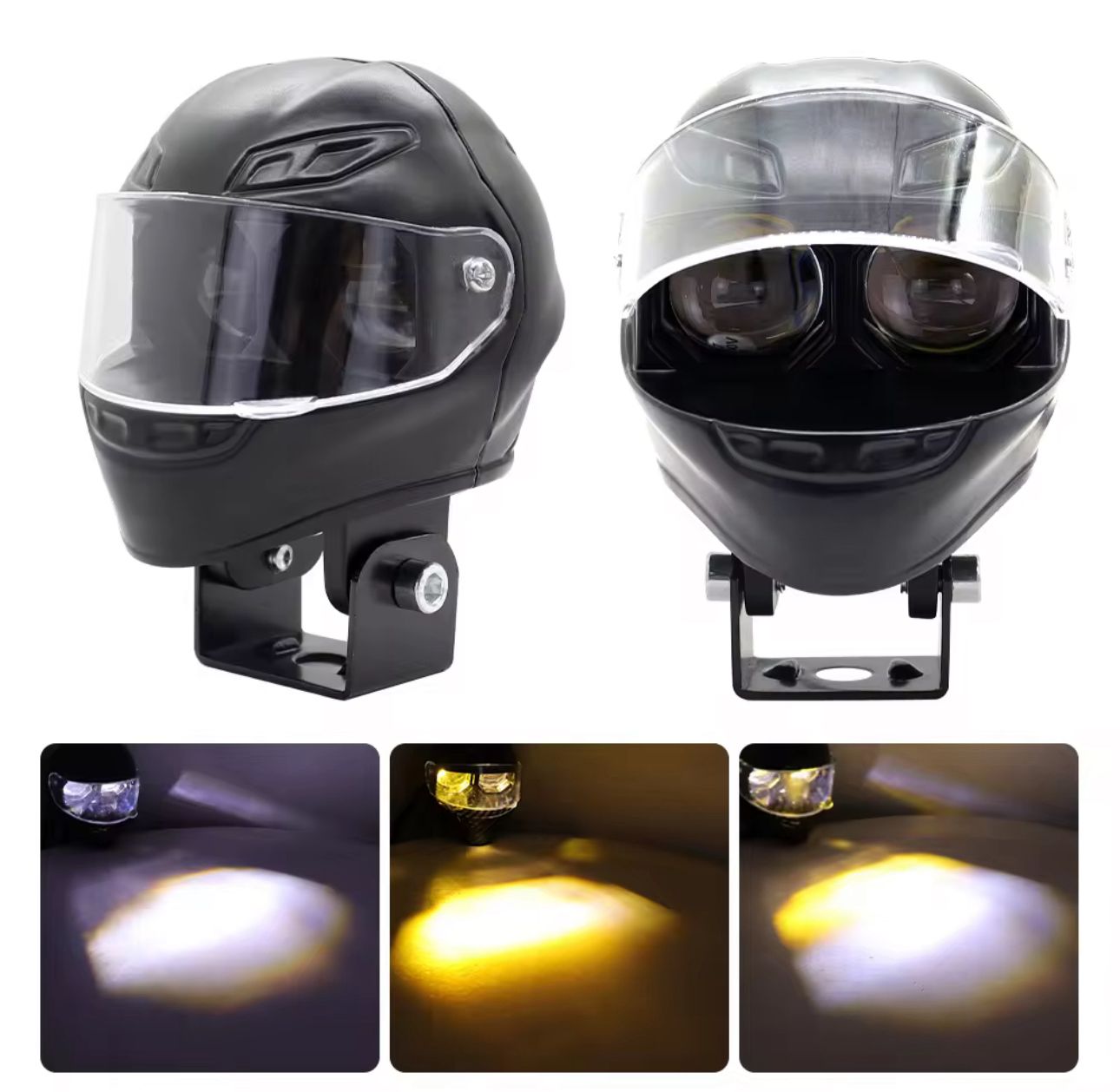 faro auxiliar casco